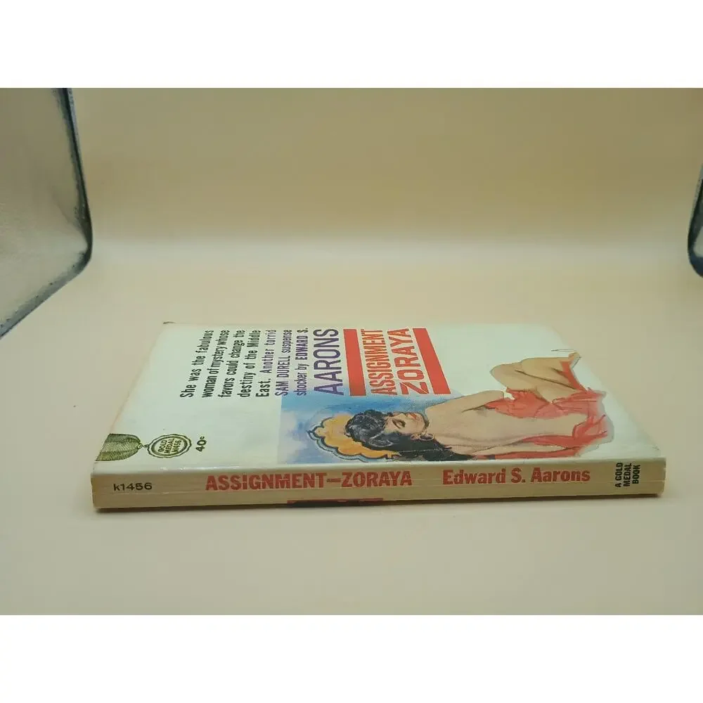 ASSIGNMENT - ZORAYA by Edward S. Aarons vintage 1960 Gold Medal paperback